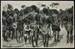 Mangbetu, női WC, Kazimir Zagourski alkotó: Casimir Zagourski